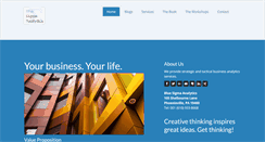 Desktop Screenshot of bluesigmaanalytics.com