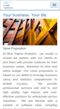 Mobile Screenshot of bluesigmaanalytics.com